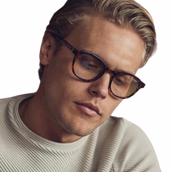 QUAY Walk On Blue Light Glasses Tortoise Frame Bluelight Blocking Lens Unisex - Picture 2 of 6